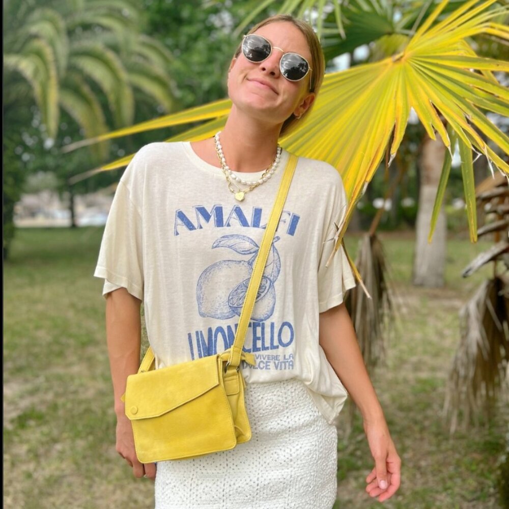 NWT *Latico* Lemon Yellow | Avalon Crossbody | Sold Out Color | w/ Dust Bag - Picture 2 of 11